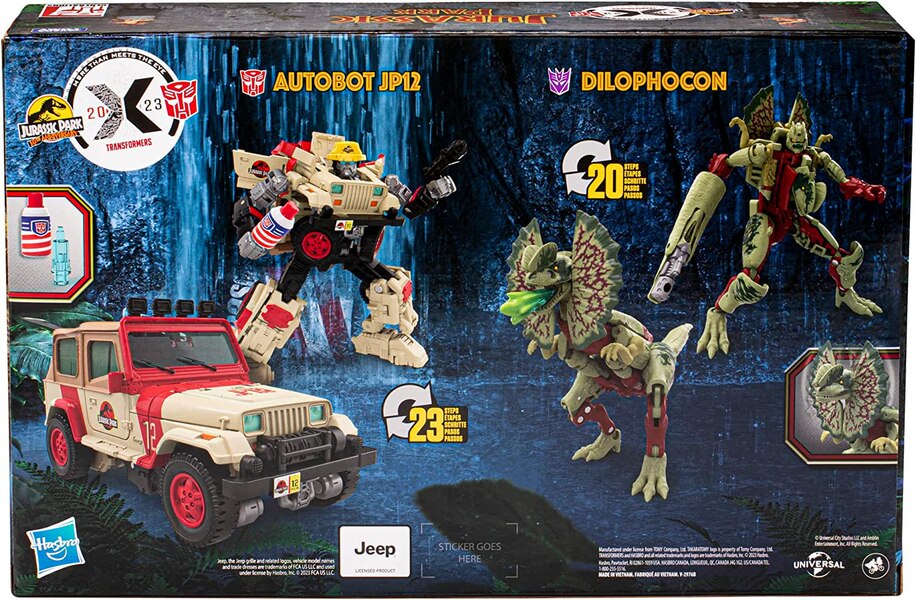 Image Of Dilophocon Vs Autobot JP12 New Transformers X Jurassic Park Collaborative (14a) (5 of 19)